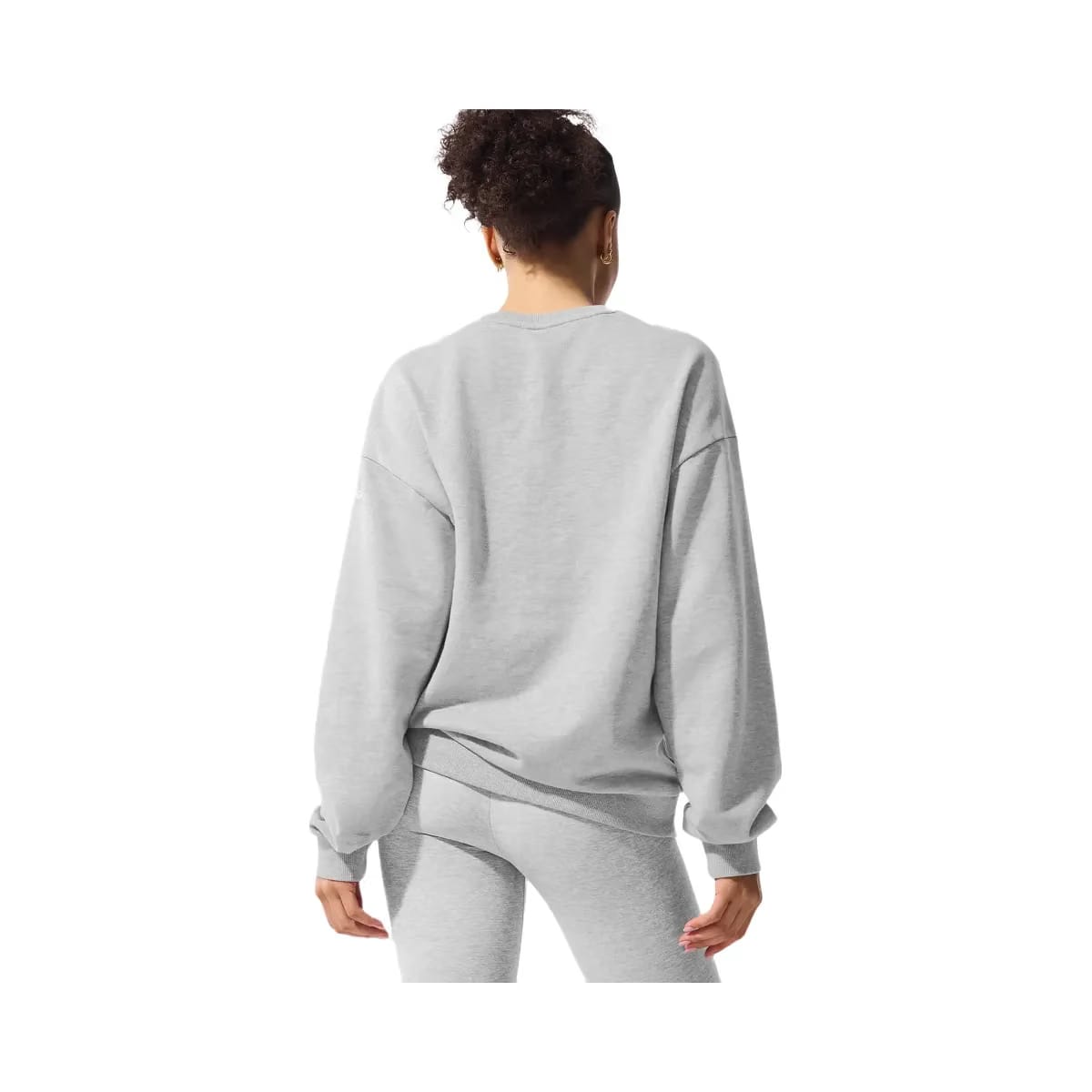 Alo Women's Chill Crew Neck Pullover - Athletic Heather Grey