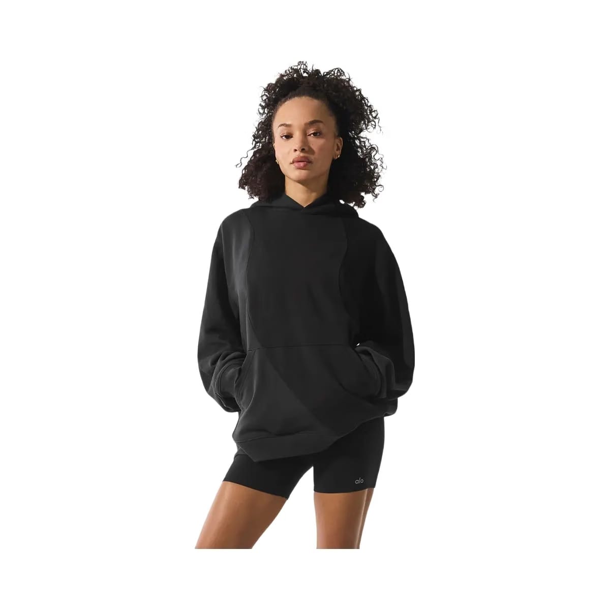 Alo Women's Make Waves Hoodie - Vintage Black Tonal