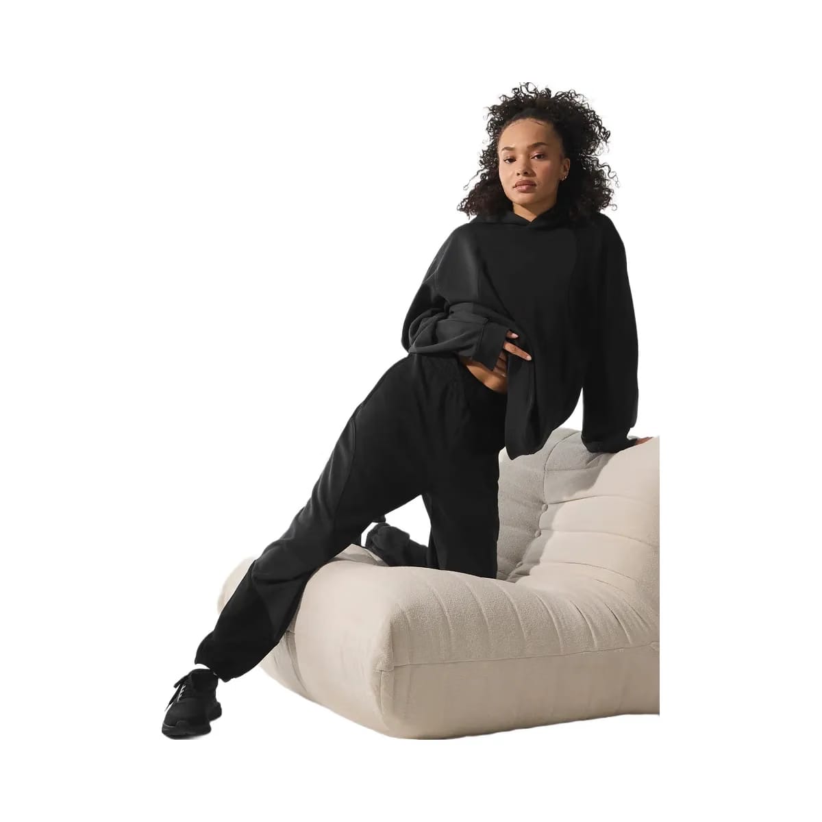 Alo Women's Make Waves Hoodie - Vintage Black Tonal