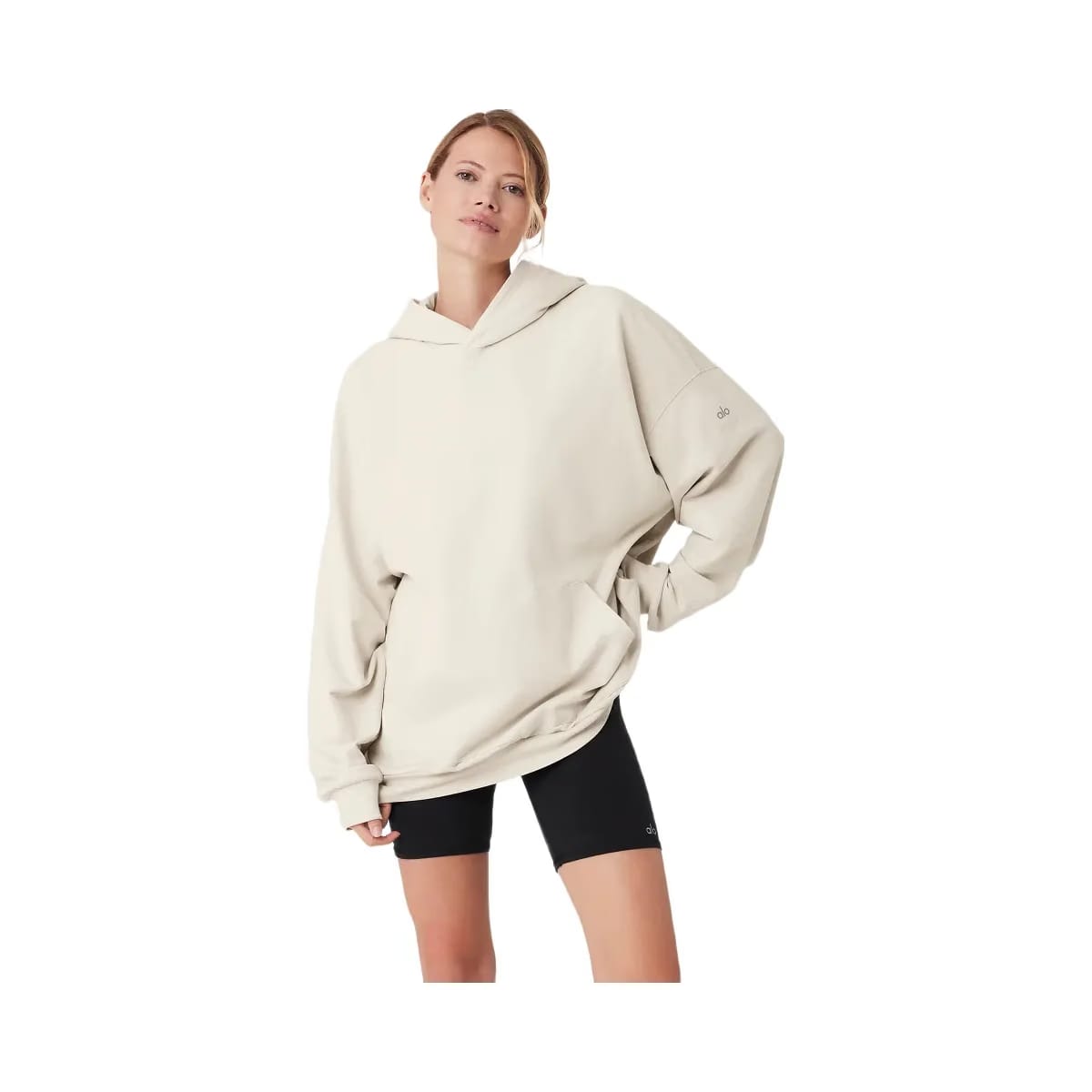 Alo Women's Double Take Hoodie - Bone