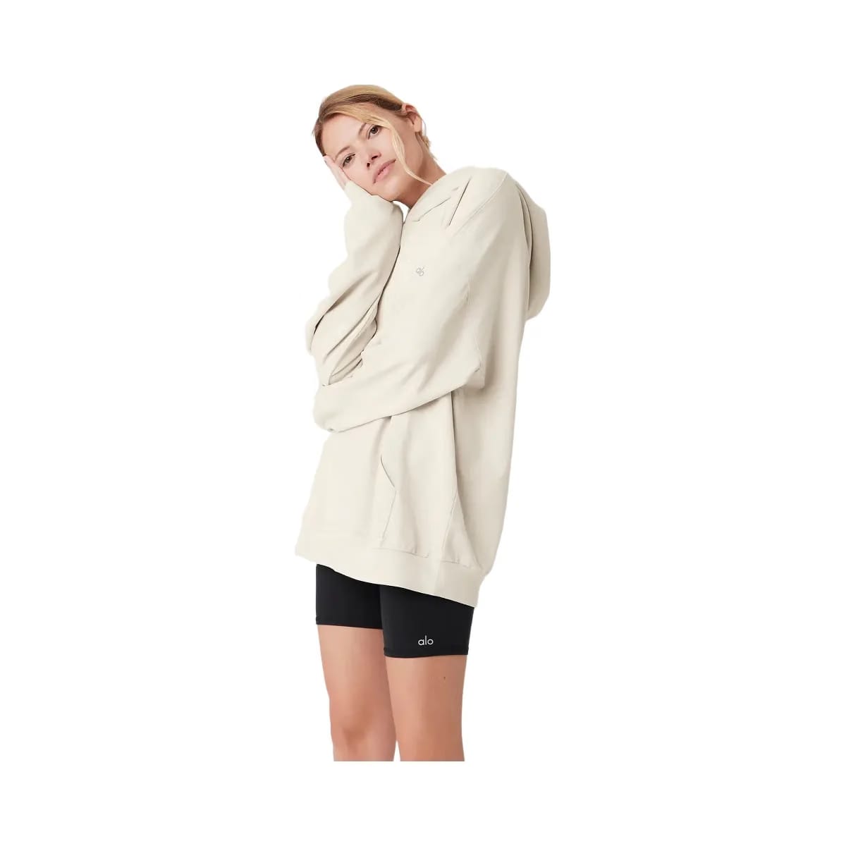 Alo Women's Double Take Hoodie - Bone
