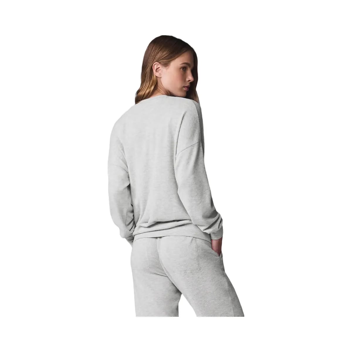 Alo Women's Soho Pullover - Athletic Heather Grey
