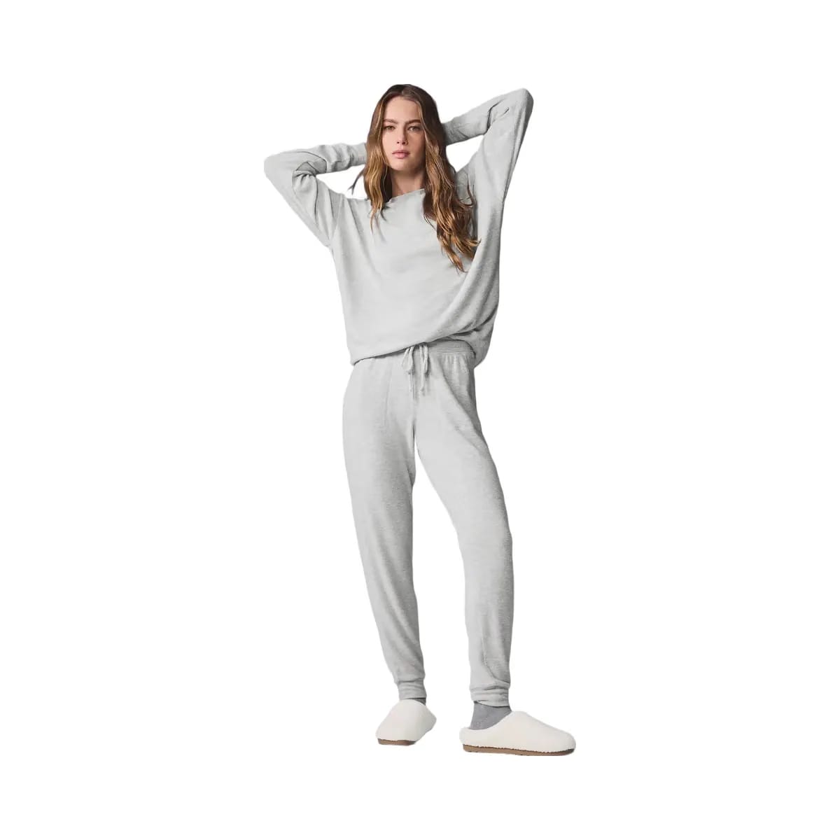 Alo Women's Soho Pullover - Athletic Heather Grey