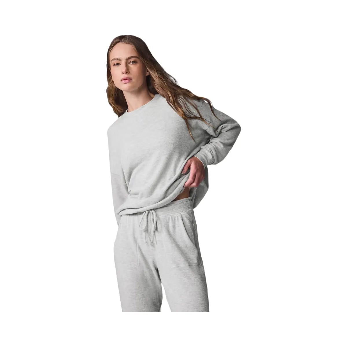 Alo Women's Soho Pullover - Athletic Heather Grey