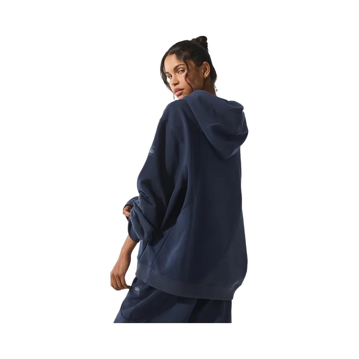 Alo Women's Make Waves Hoodie - Navy Tonal
