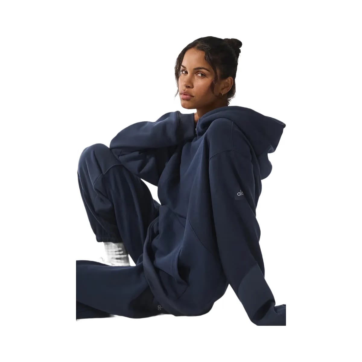 Alo Women's Make Waves Hoodie - Navy Tonal