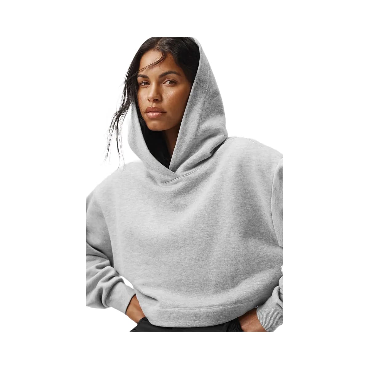 Alo Women's Bae Hoodie - Athletic Heather Grey