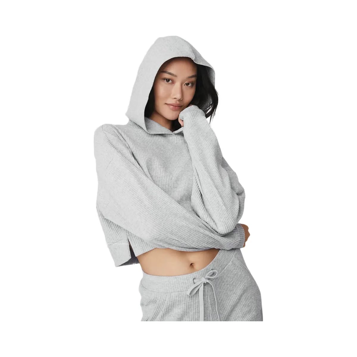Alo Women's Muse Hoodie - Athletic Heather Grey