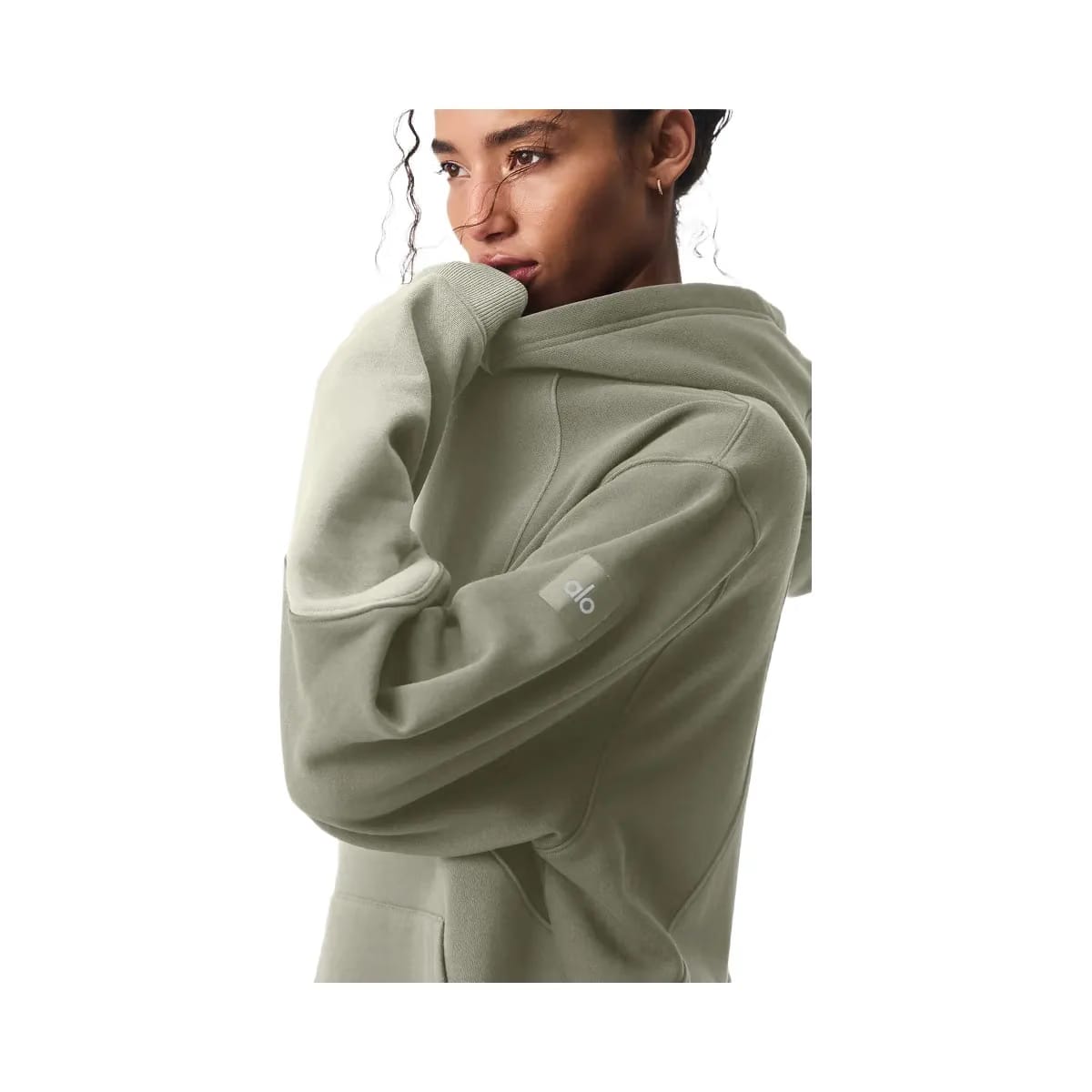 Alo Women's Make Waves Hoodie - Limestone Tonal
