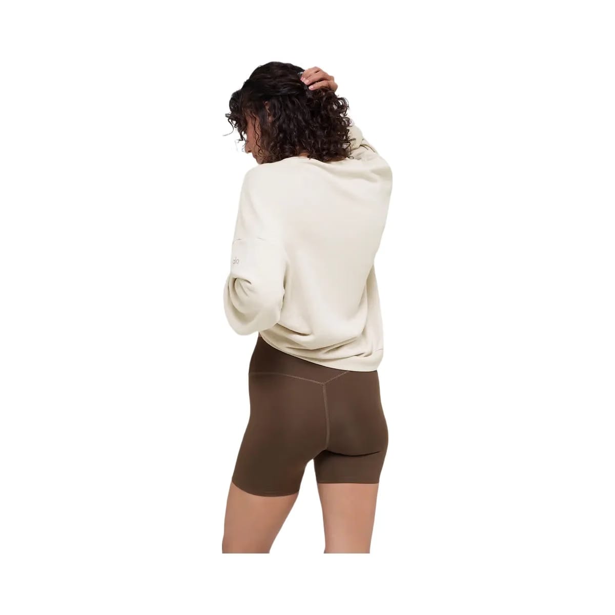 Alo Women's Chill Crew Neck Pullover - Bone