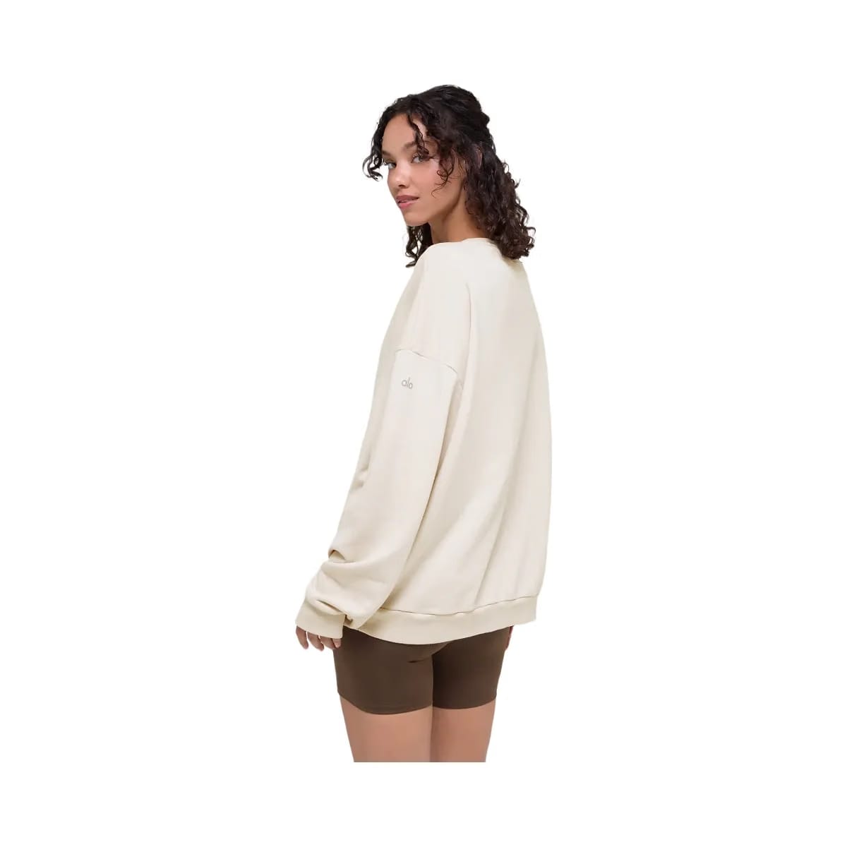 Alo Women's Chill Crew Neck Pullover - Bone