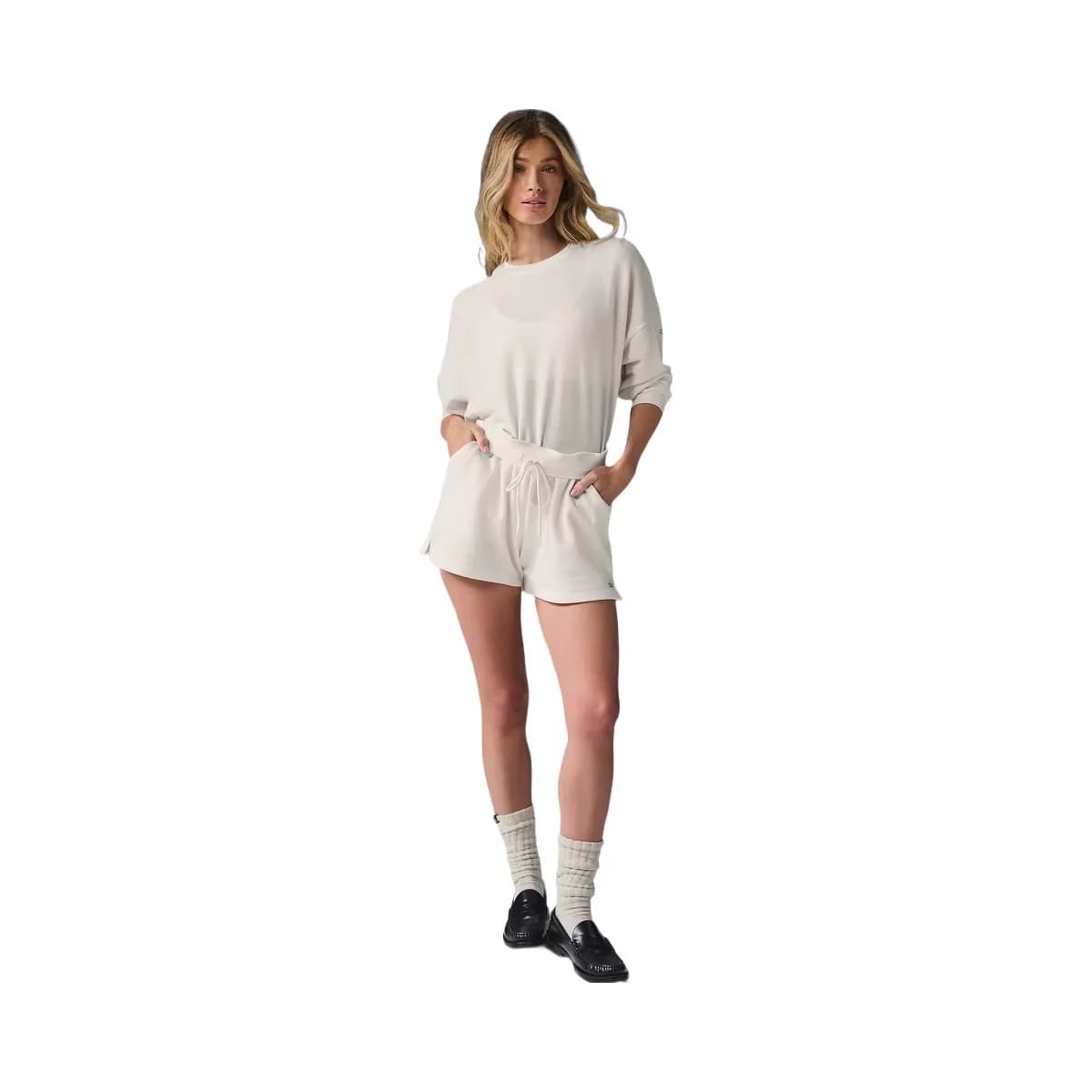 Alo Women's Soho Pullover - Ivory