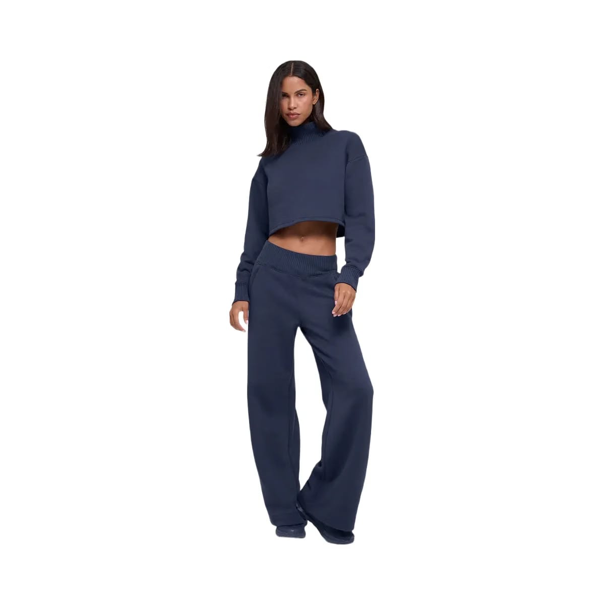 Alo Women's Cropped Serenity Coverup - Navy