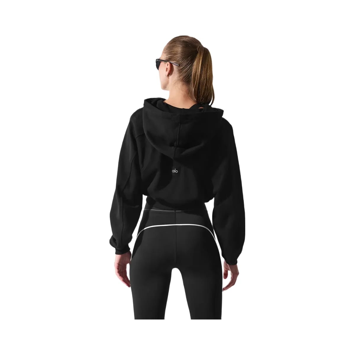 Alo Women's Sweet Escape Zip Up Hoodie - Black