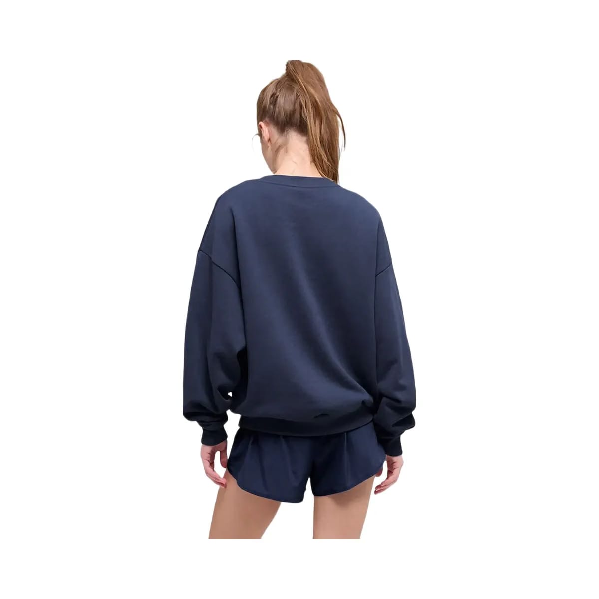 Alo Women's Accolade Crew Neck Pullover - Navy