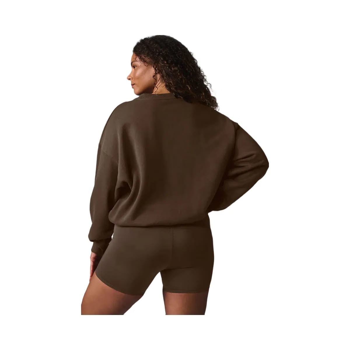 Alo Women's Accolade Crew Neck Pullover - Espresso