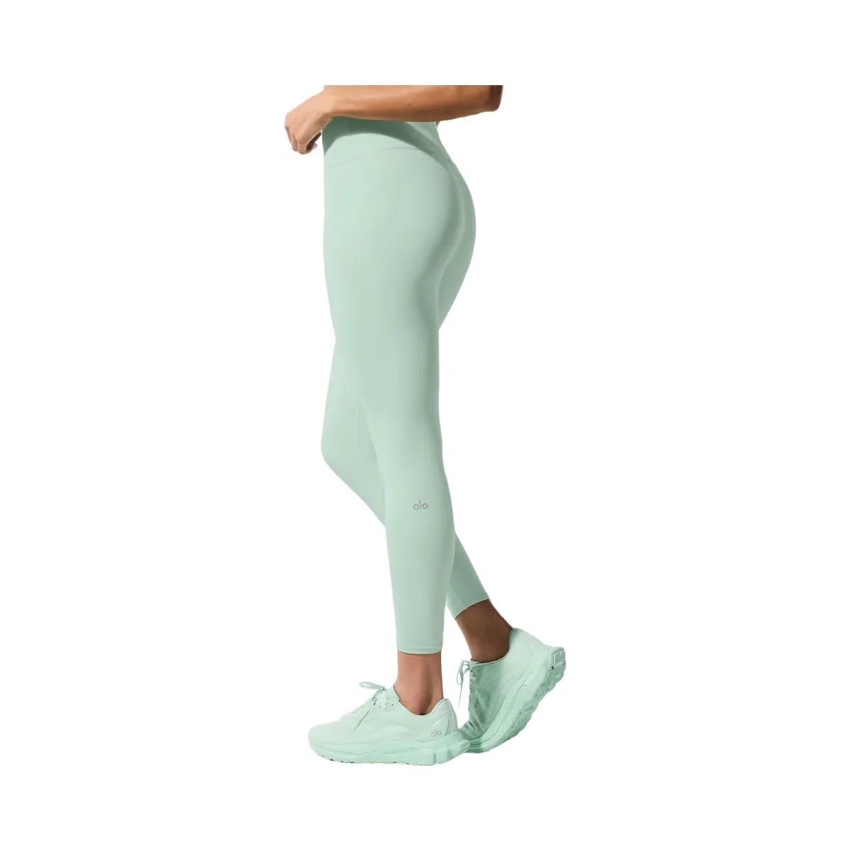 Alo Women's 7/8 High-Waist Airbrush Legging - Spearmint