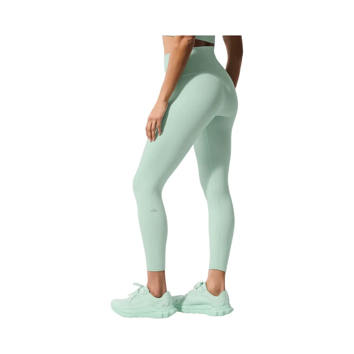 Alo Women's 7/8 High-Waist Airbrush Legging - Spearmint