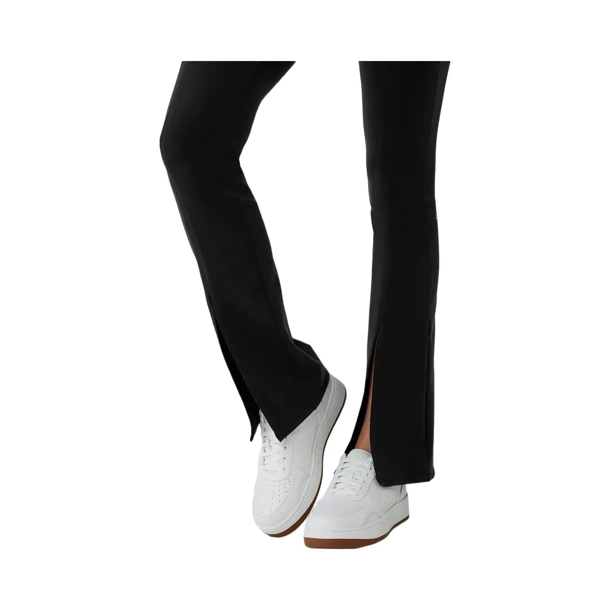 Alo Women's Airbrush High-Waist Flutter Legging - Black