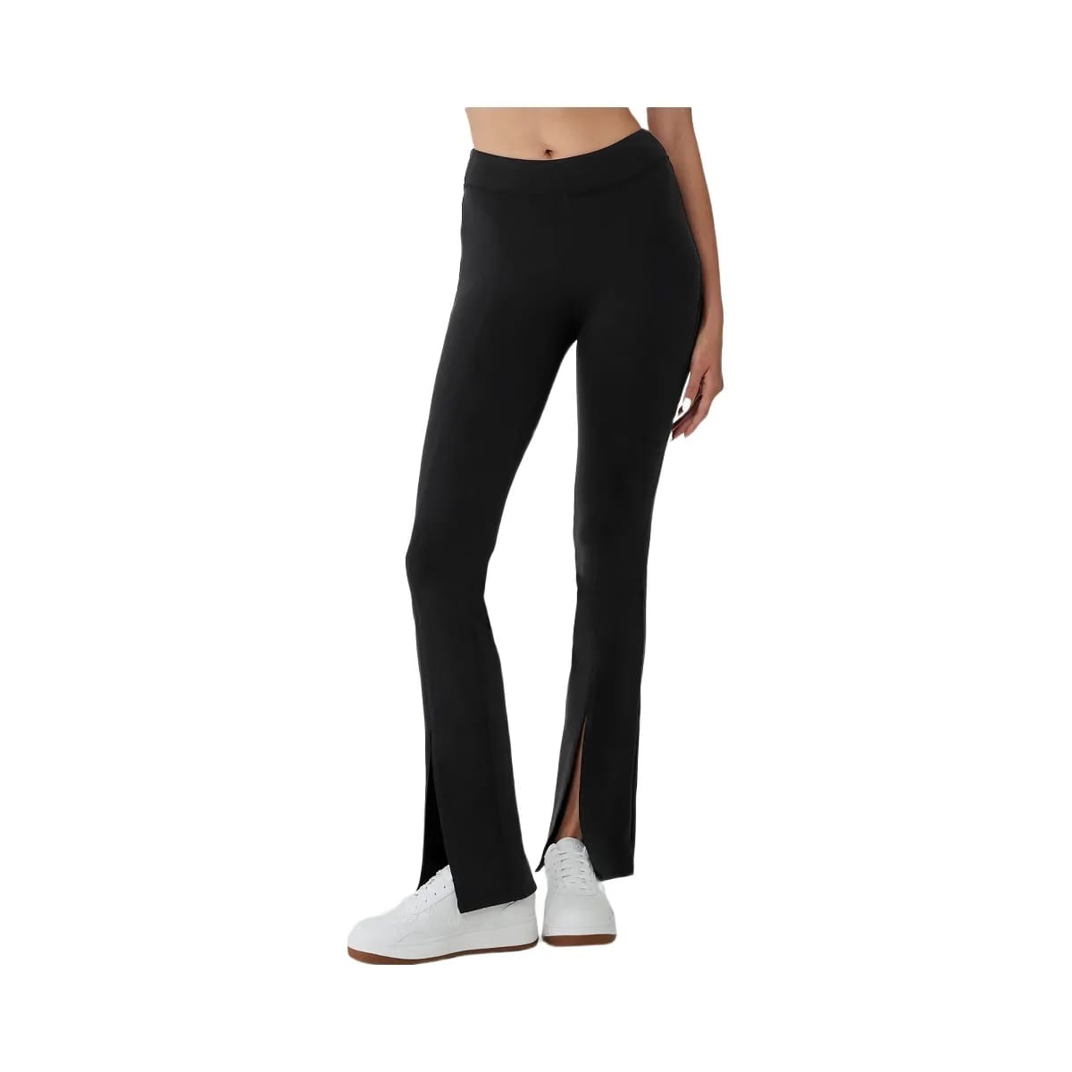 Alo Women's Airbrush High-Waist Flutter Legging - Black