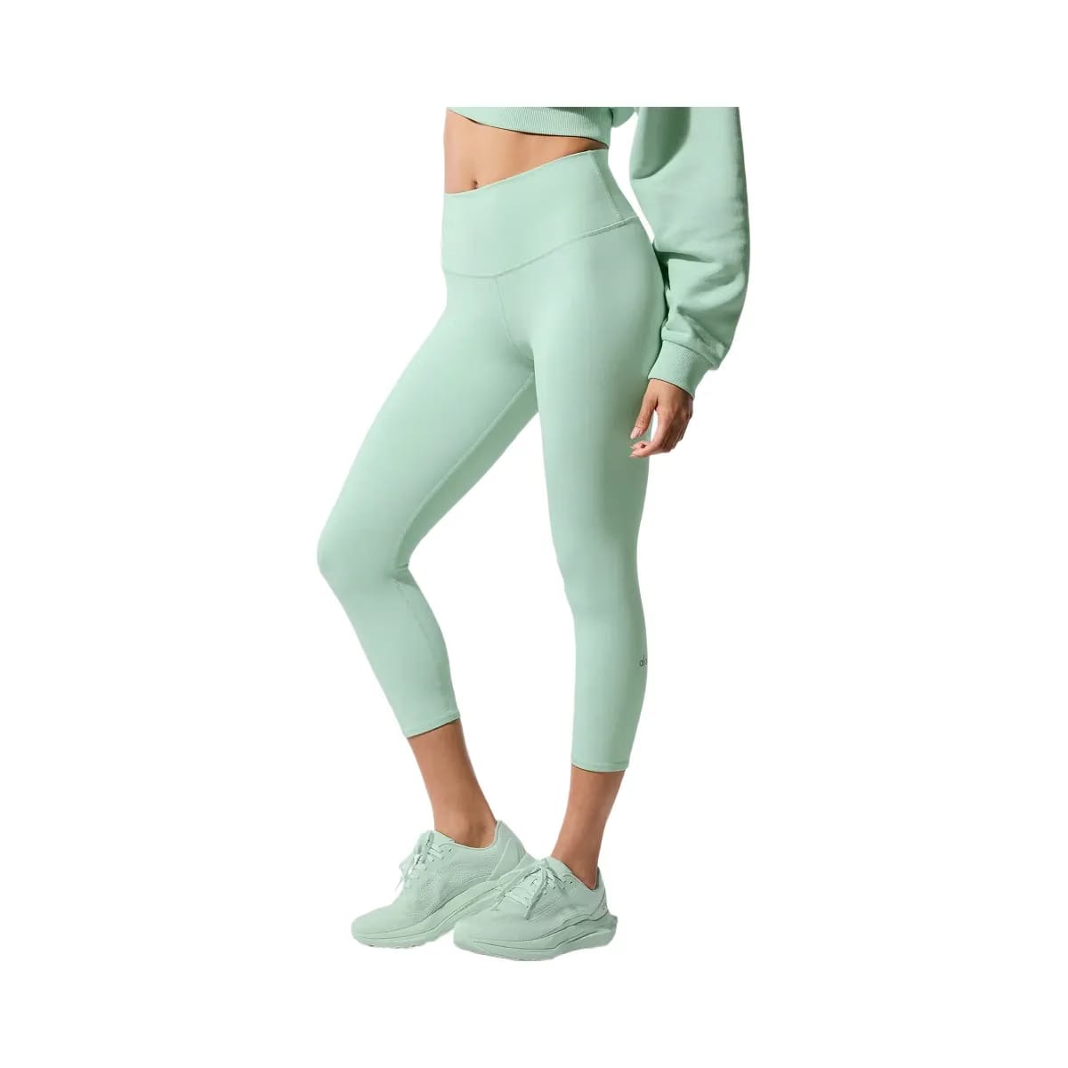 Alo Women's High-Waist Airbrush Capri - Spearmint
