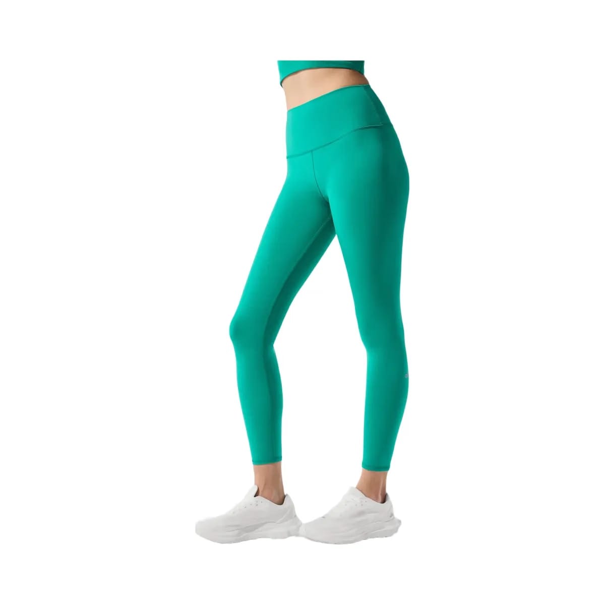 Alo Women's 7/8 High-Waist Airbrush Legging - Spruce Green