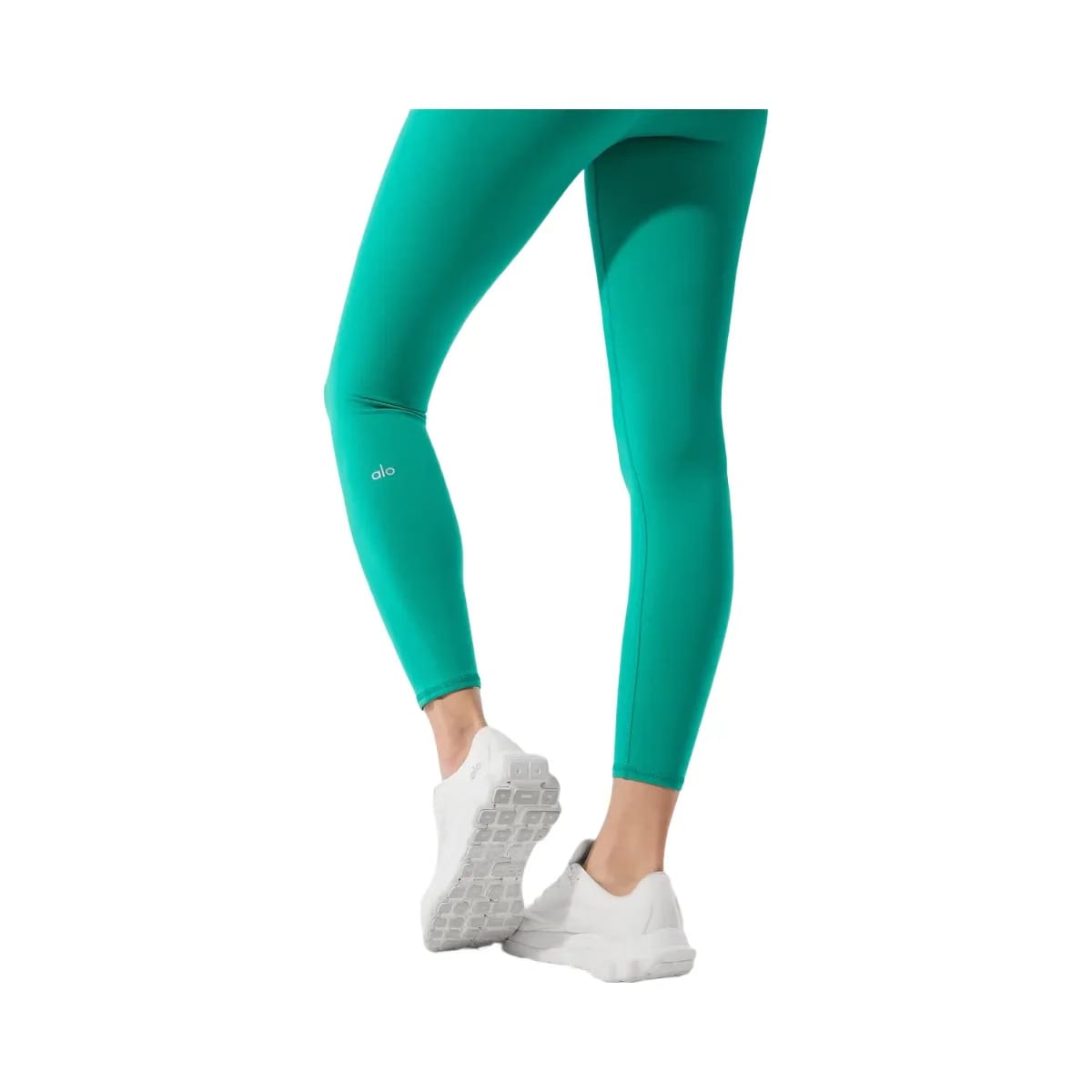 Alo Women's 7/8 High-Waist Airbrush Legging - Spruce Green