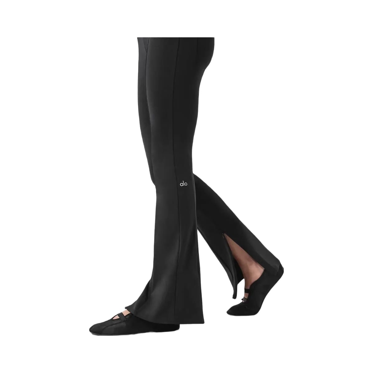 Alo Women's High-Waist Zip It Flare Legging - Black