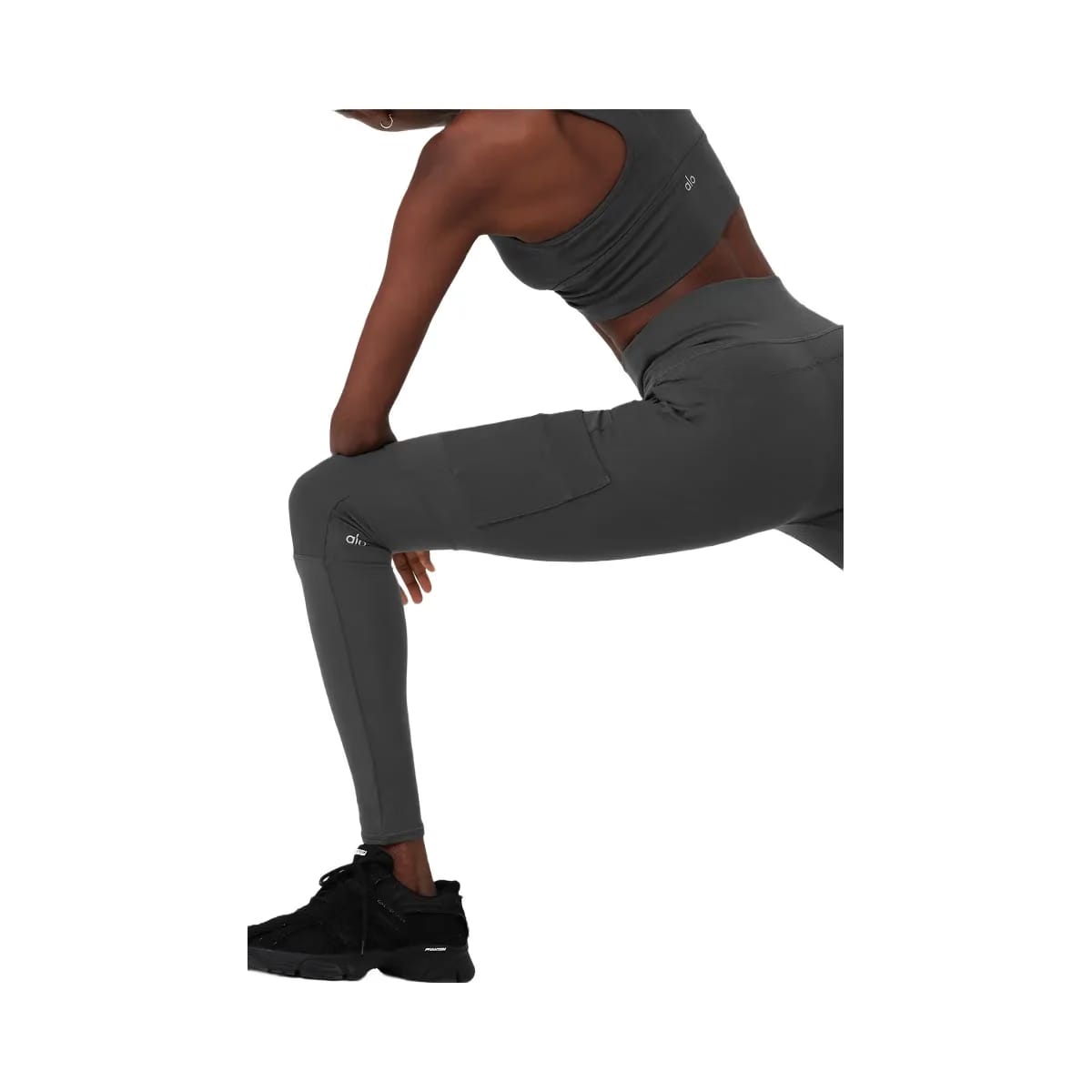 Alo Women's High-Waist Cargo Legging - Anthracite