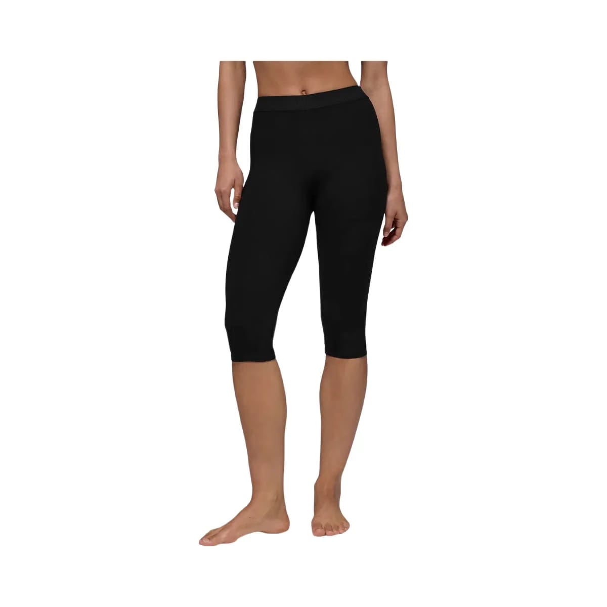 Alo Women's Alosoft High-Waist Iconic 90's Capri - Black
