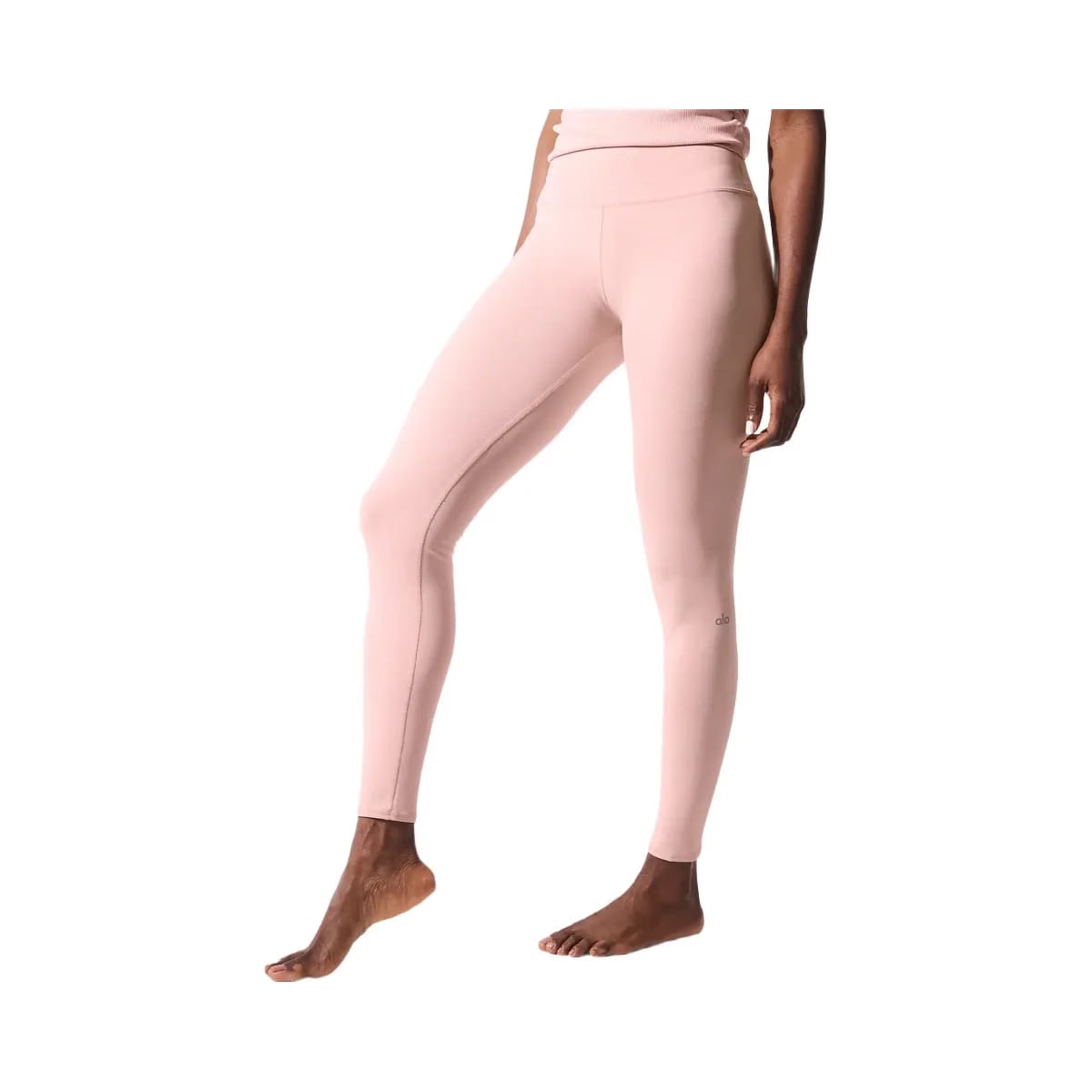 Alo Women's 7/8 High-Waist Airbrush Legging - Pink Quartz