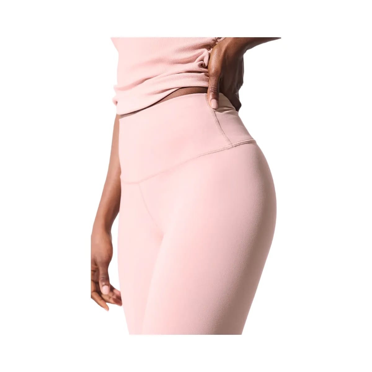 Alo Women's 7/8 High-Waist Airbrush Legging - Pink Quartz