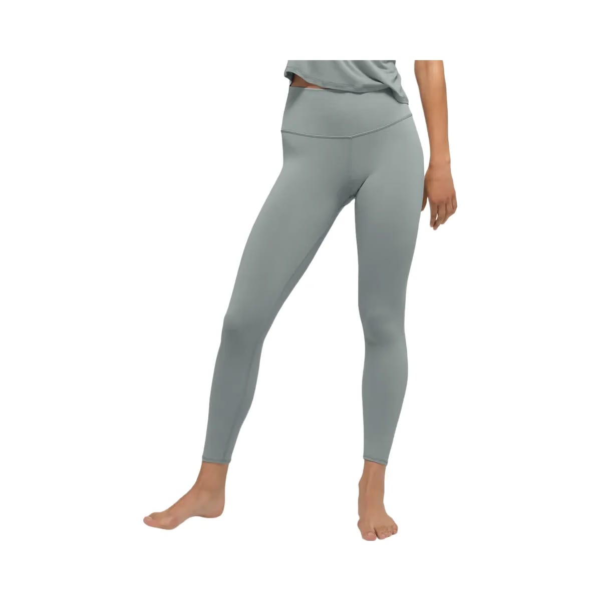Alo Women's 7/8 High-Waist Airbrush Legging - Lunar Grey