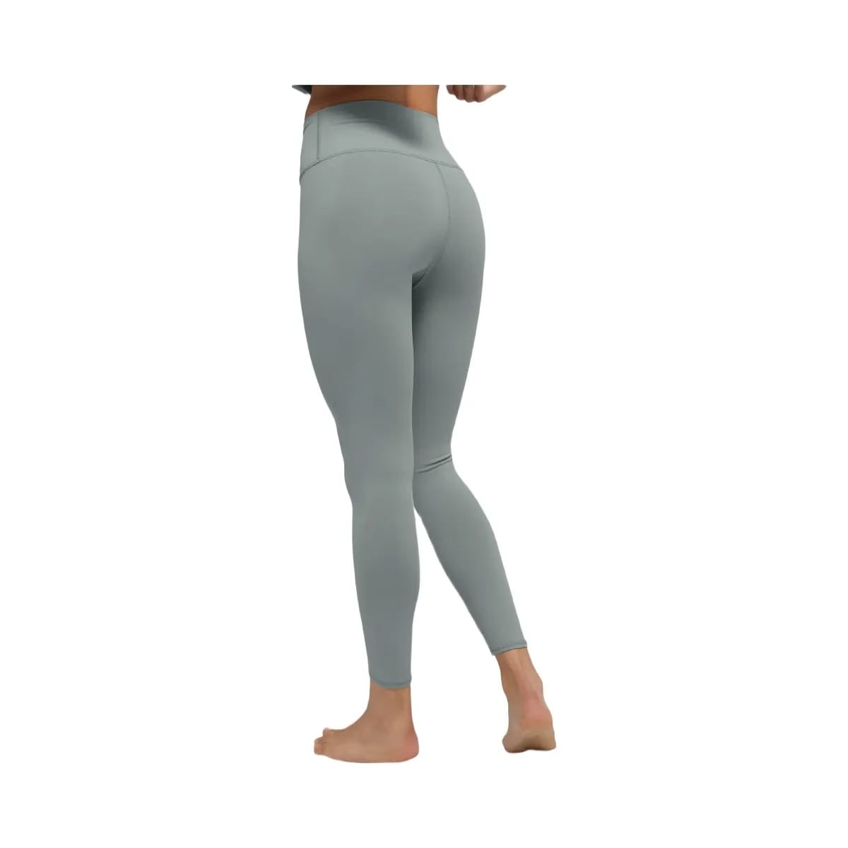 Alo Women's 7/8 High-Waist Airbrush Legging - Lunar Grey