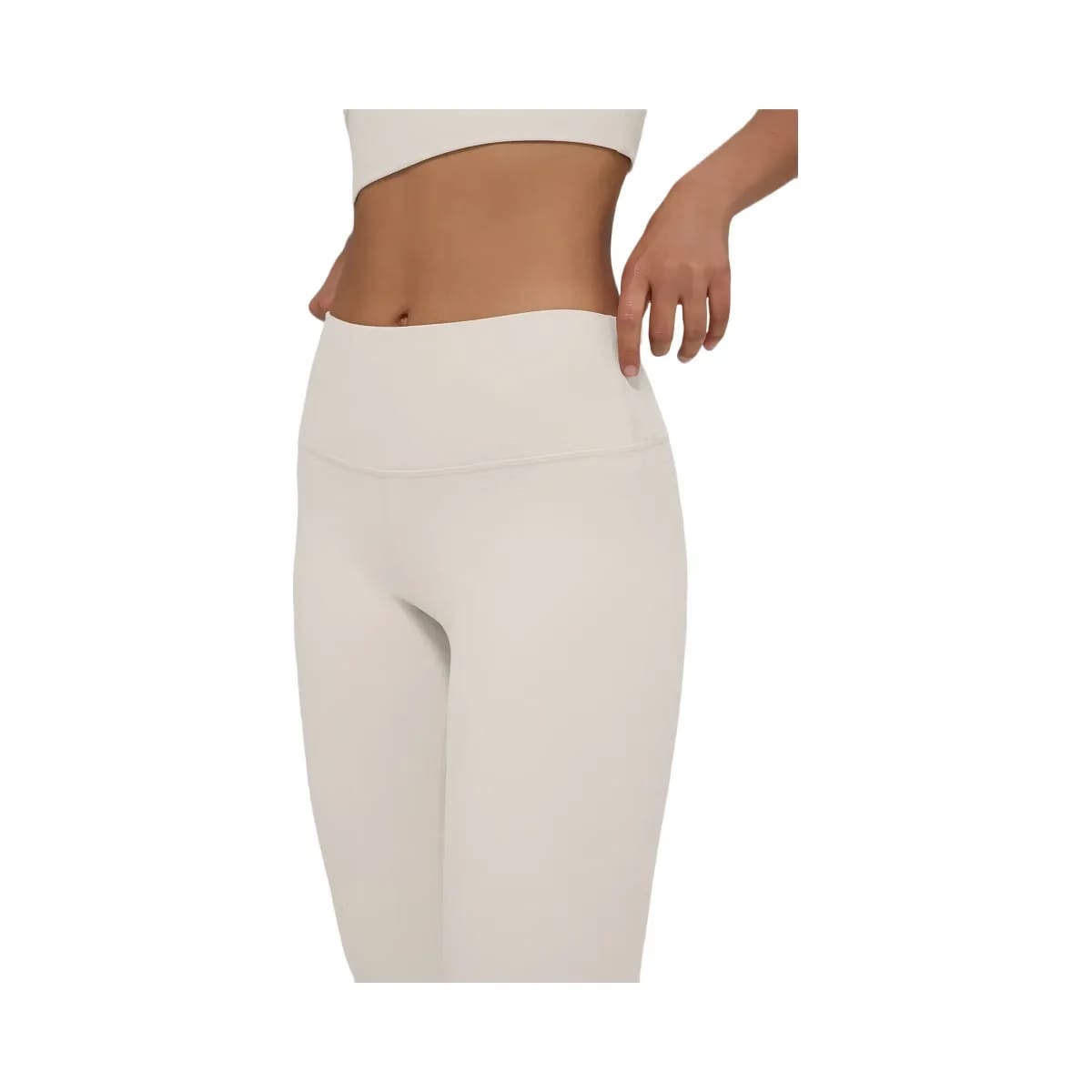 Alo Women's Alosoft High-Waist 7/8 Highlight Legging - Bone