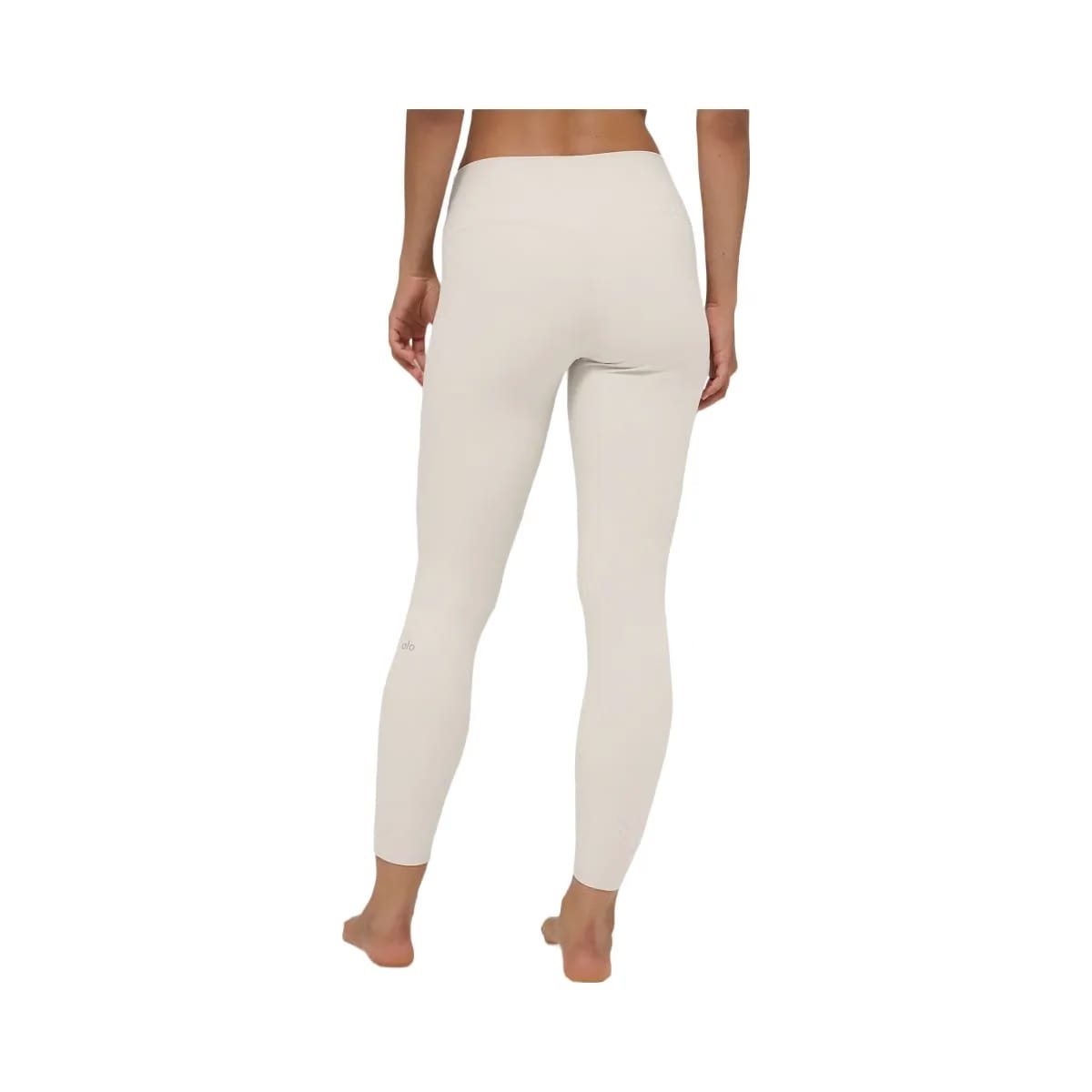 Alo Women's Alosoft High-Waist 7/8 Highlight Legging - Bone