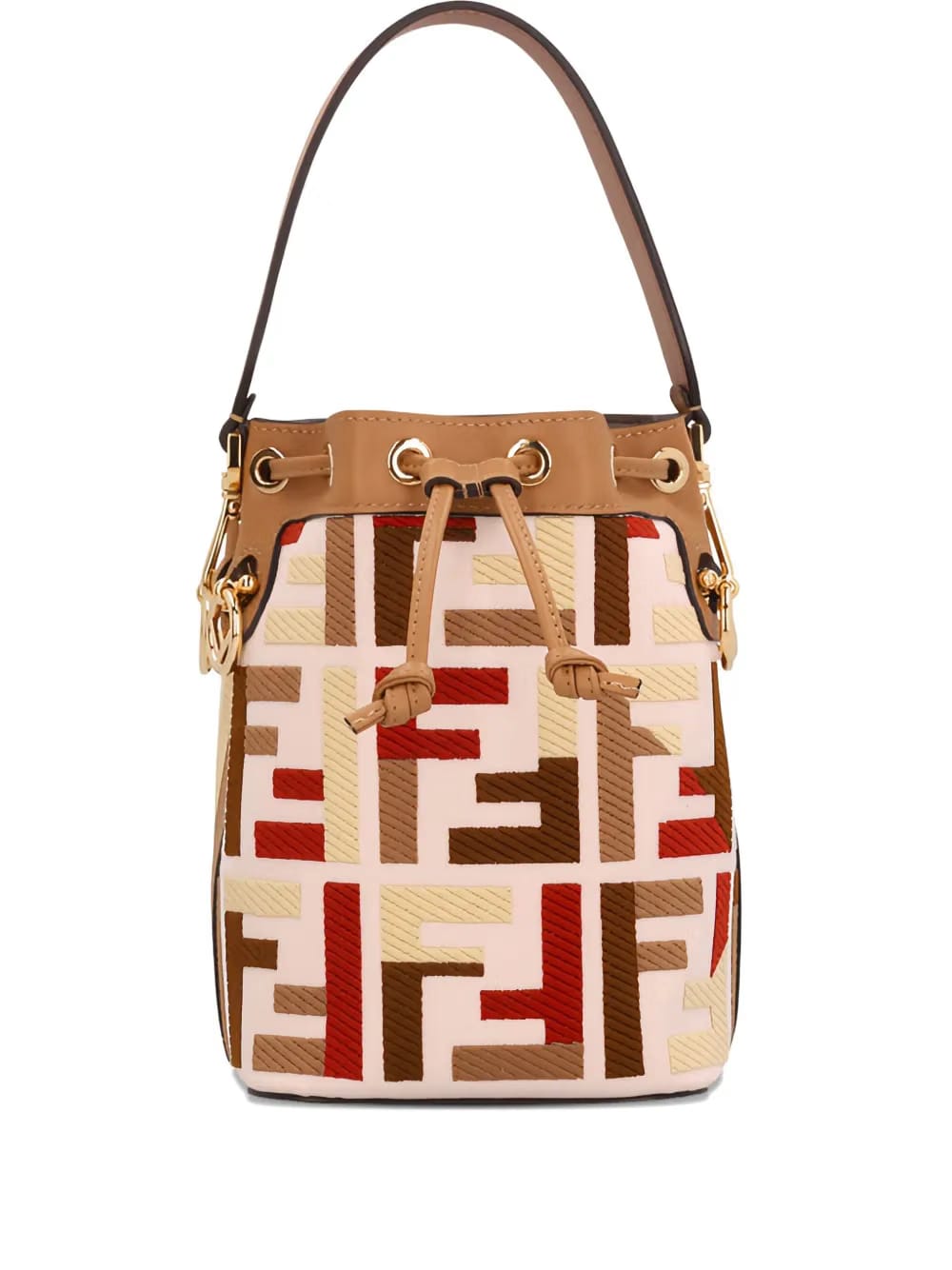 mini Mon Tresor FF-motif bucket bag