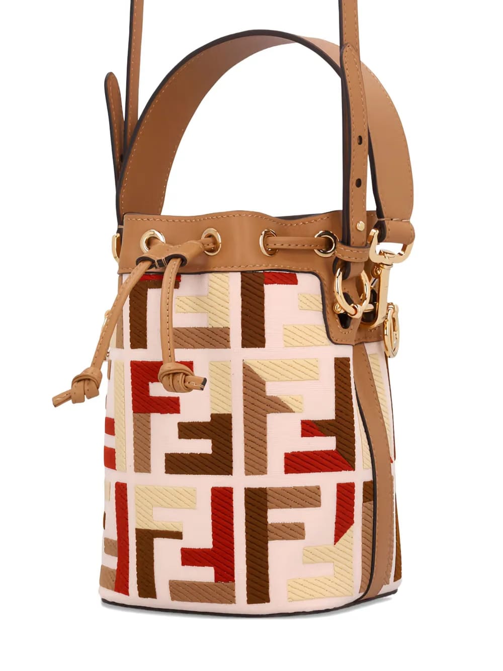 mini Mon Tresor FF-motif bucket bag