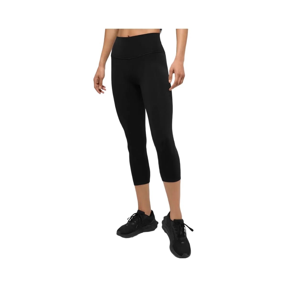 Alo Women's High-Waist Airbrush Capri - Black