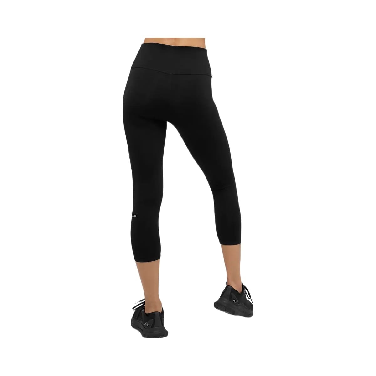 Alo Women's High-Waist Airbrush Capri - Black