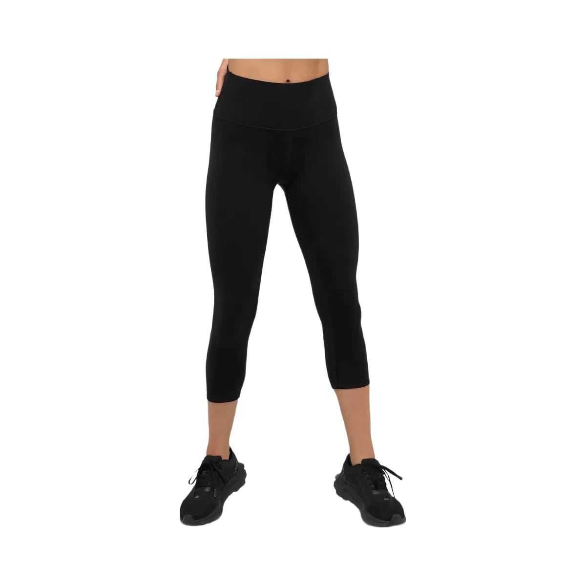 Alo Women's High-Waist Airbrush Capri - Black