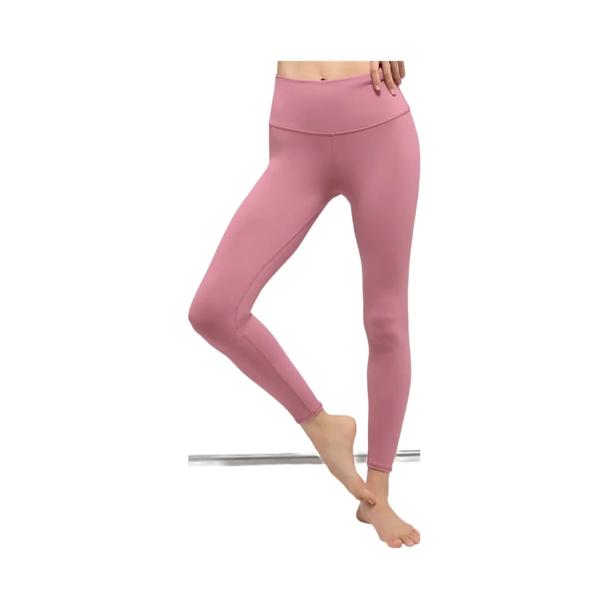 Alo Women's 7/8 High-Waist Airbrush Legging - Pink Wild Rose