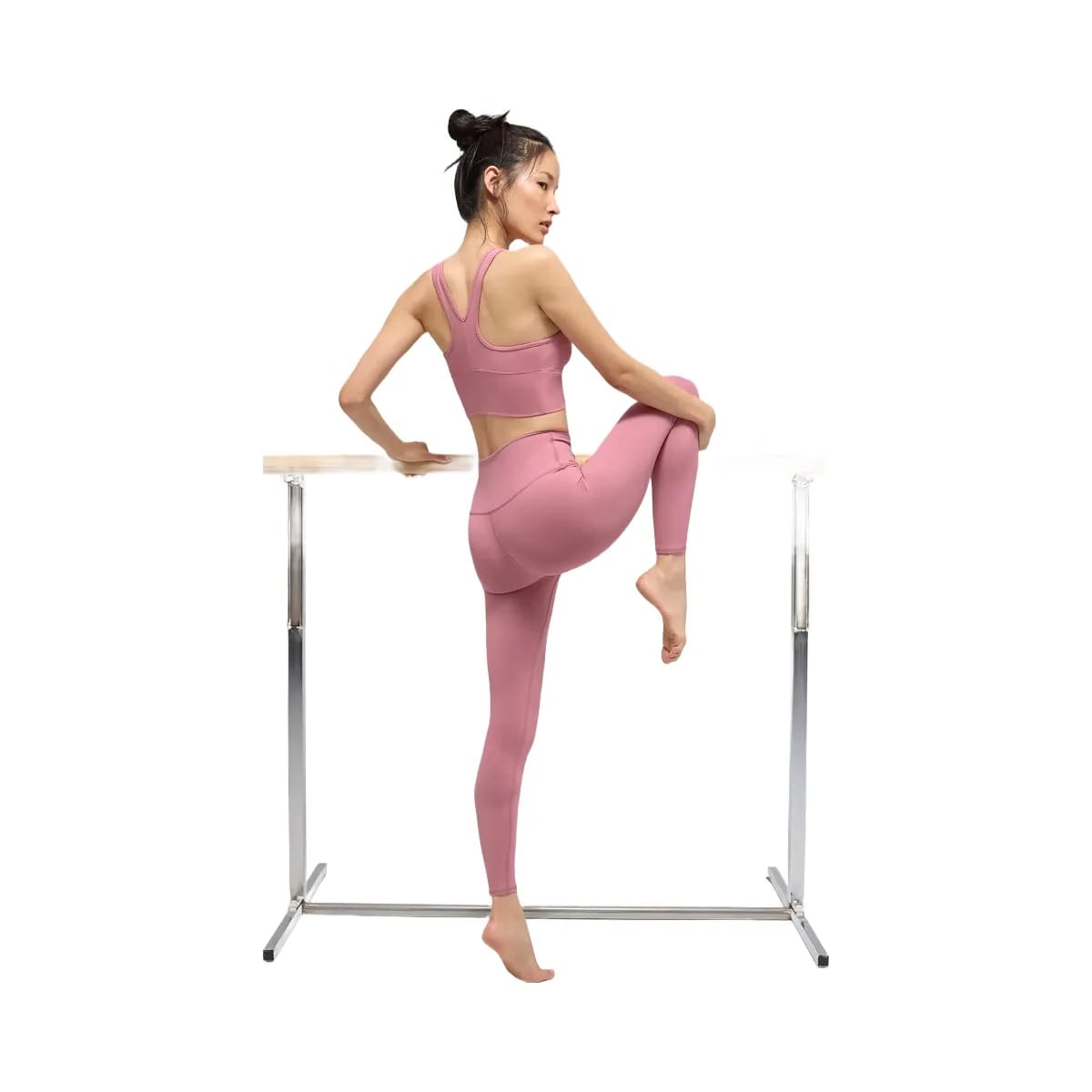 Alo Women's 7/8 High-Waist Airbrush Legging - Pink Wild Rose