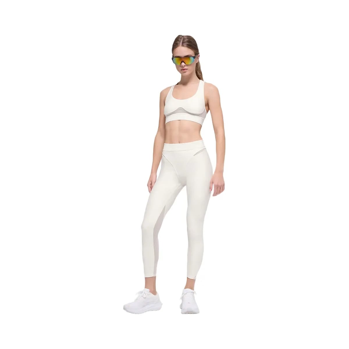 Alo Women's Airlift High-Waist 7/8 Rebel Legging - Ivory