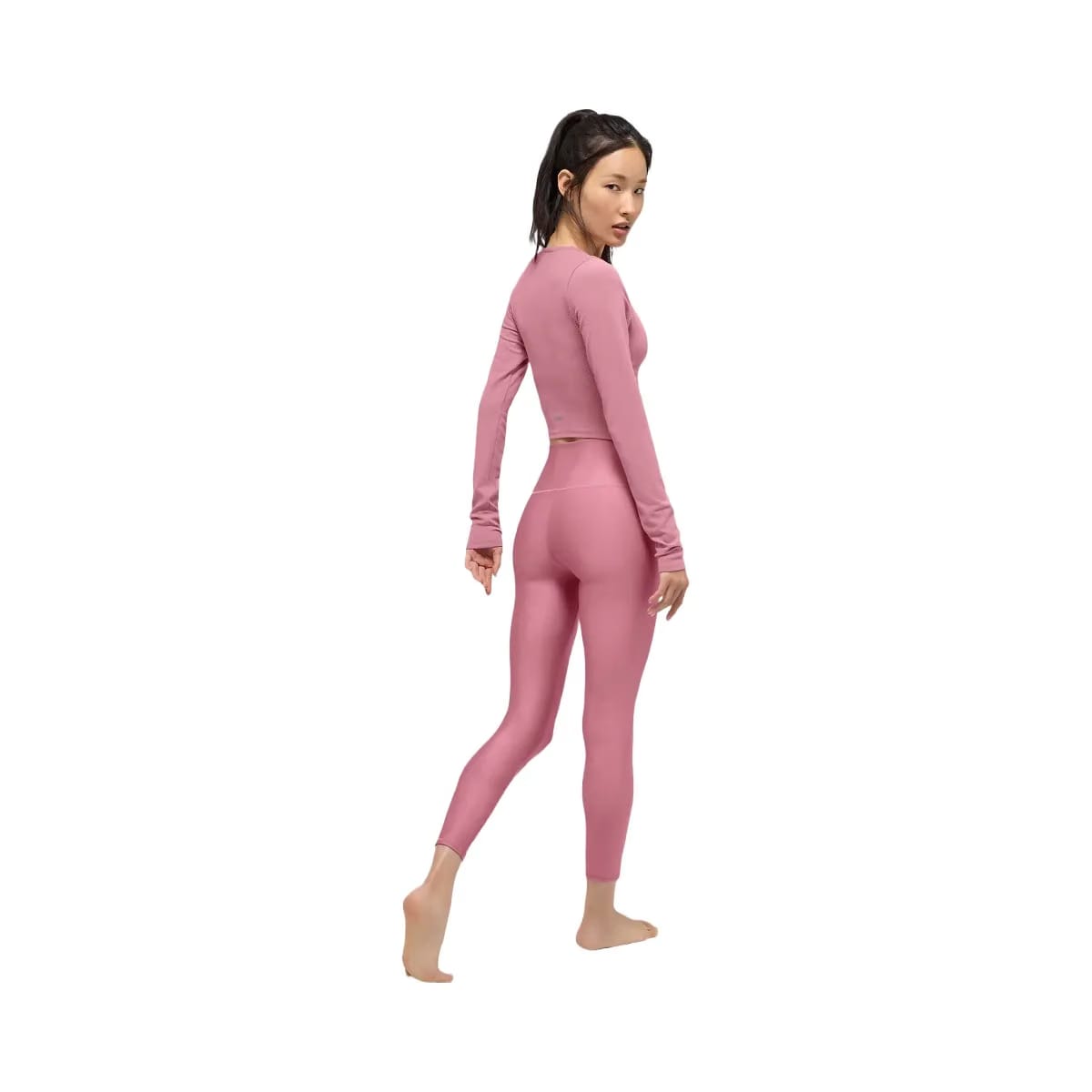 Alo Women's 7/8 High-Waist Airlift Legging - Pink Wild Rose