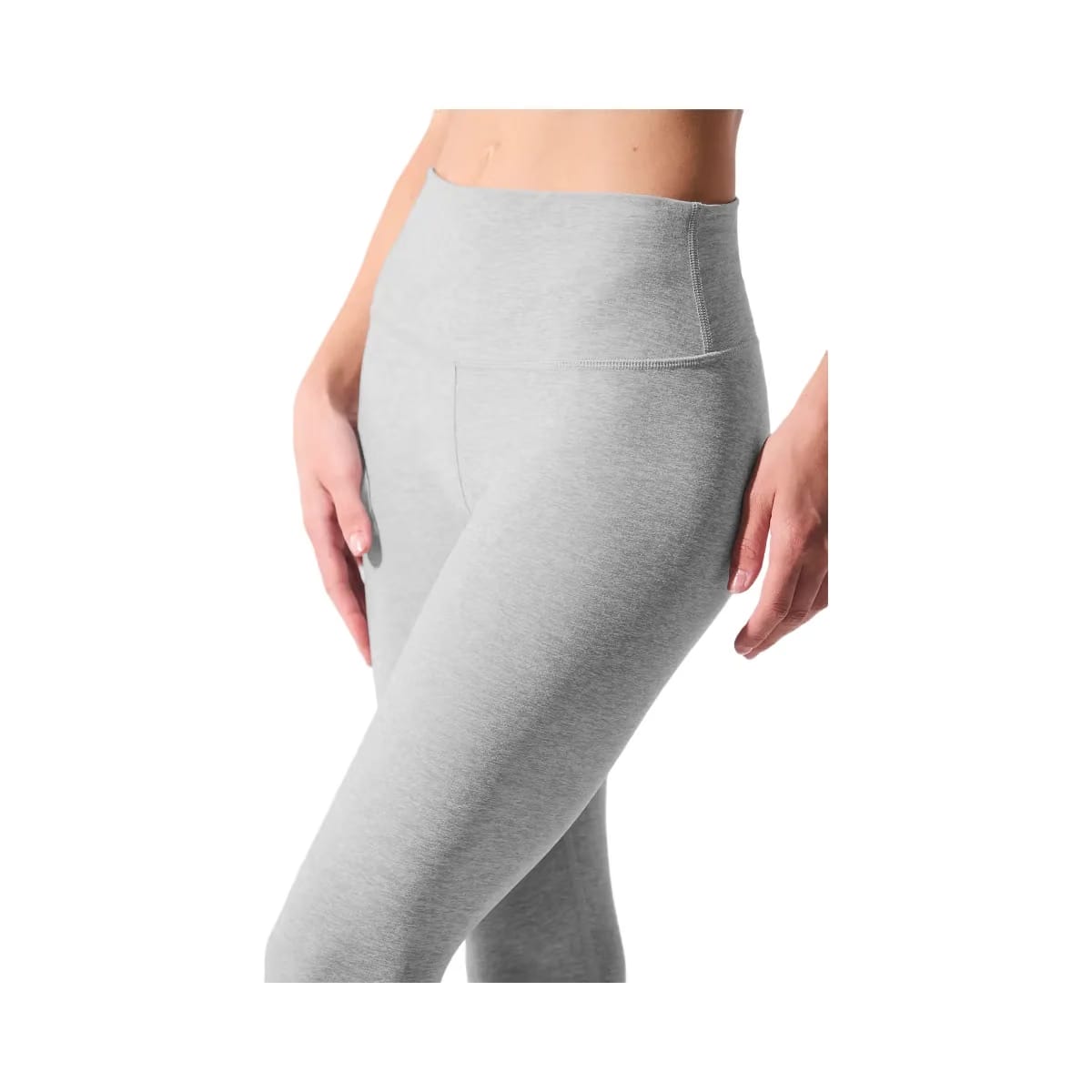 Alo Women's Alosoft High-Waist 7/8 Highlight Legging - Athletic Heather Grey