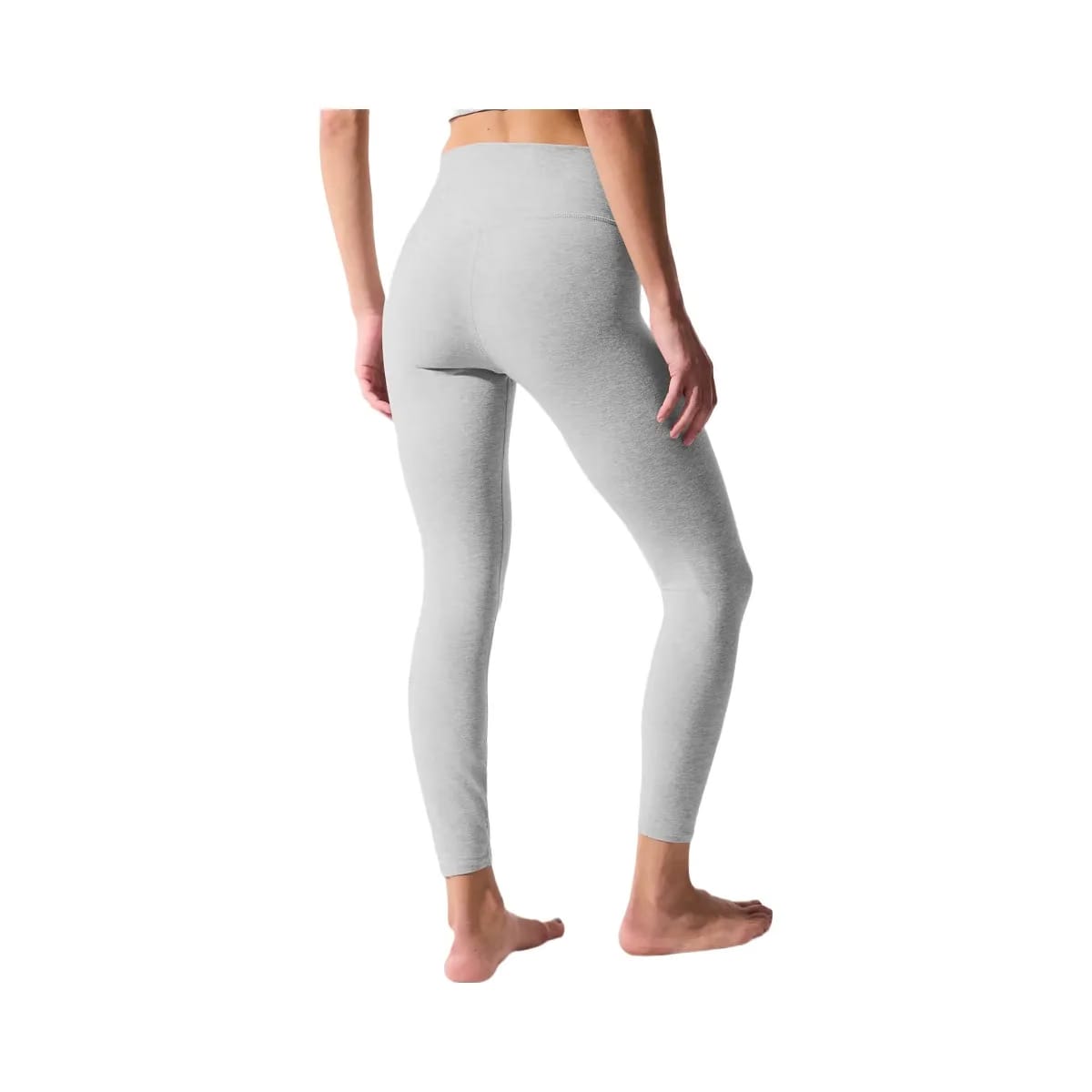 Alo Women's Alosoft High-Waist 7/8 Highlight Legging - Athletic Heather Grey
