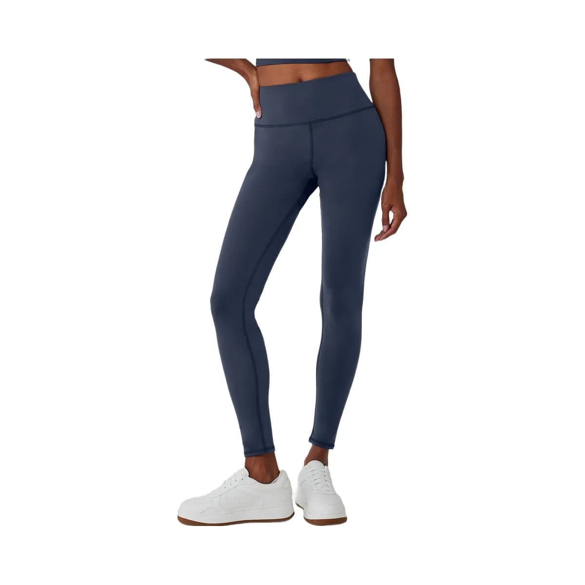 Alo Women's Airbrush Winter Warm High-Waist Nocturne Legging - Navy