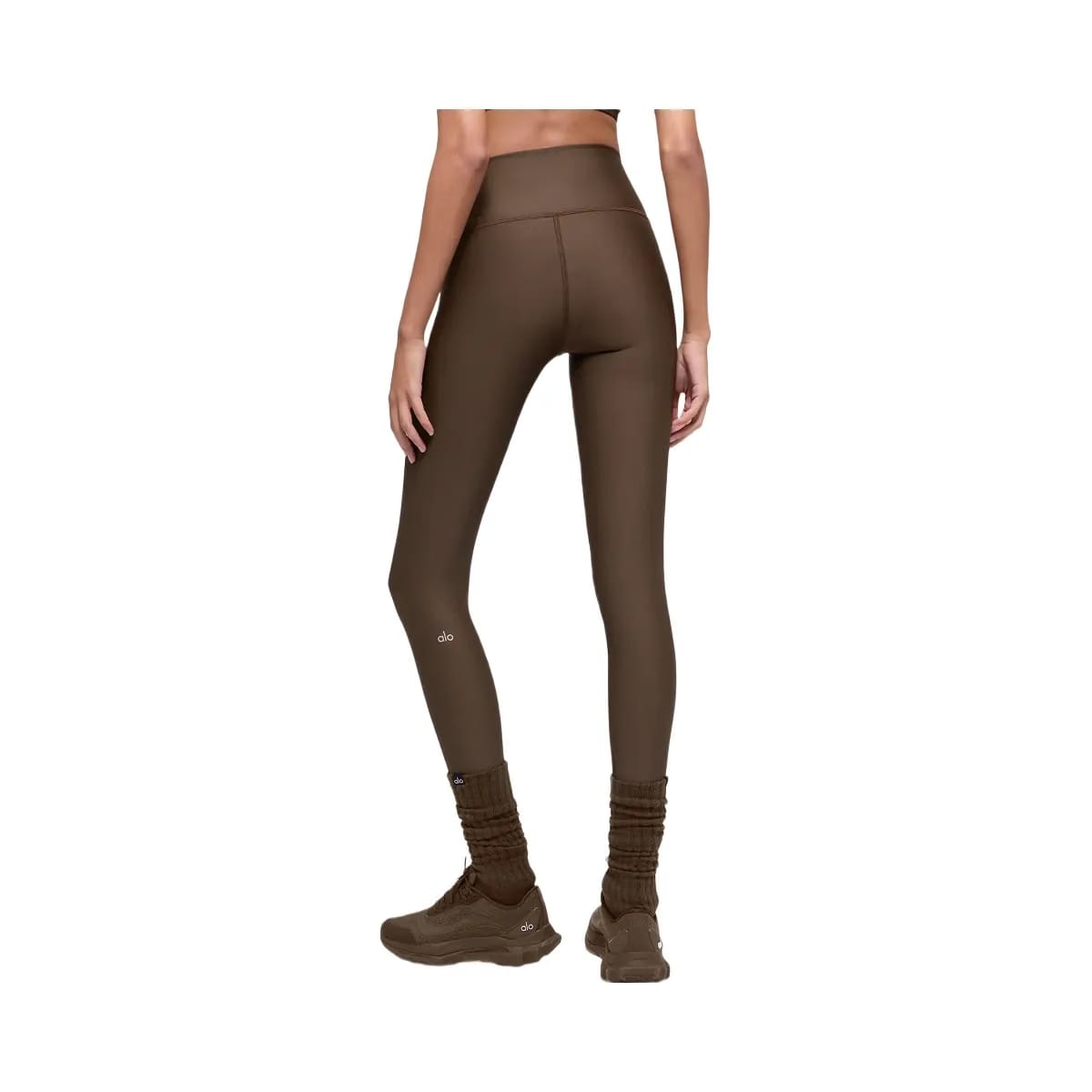 Alo Women's Airlift Winter Warm High-Waist Legging - Espresso