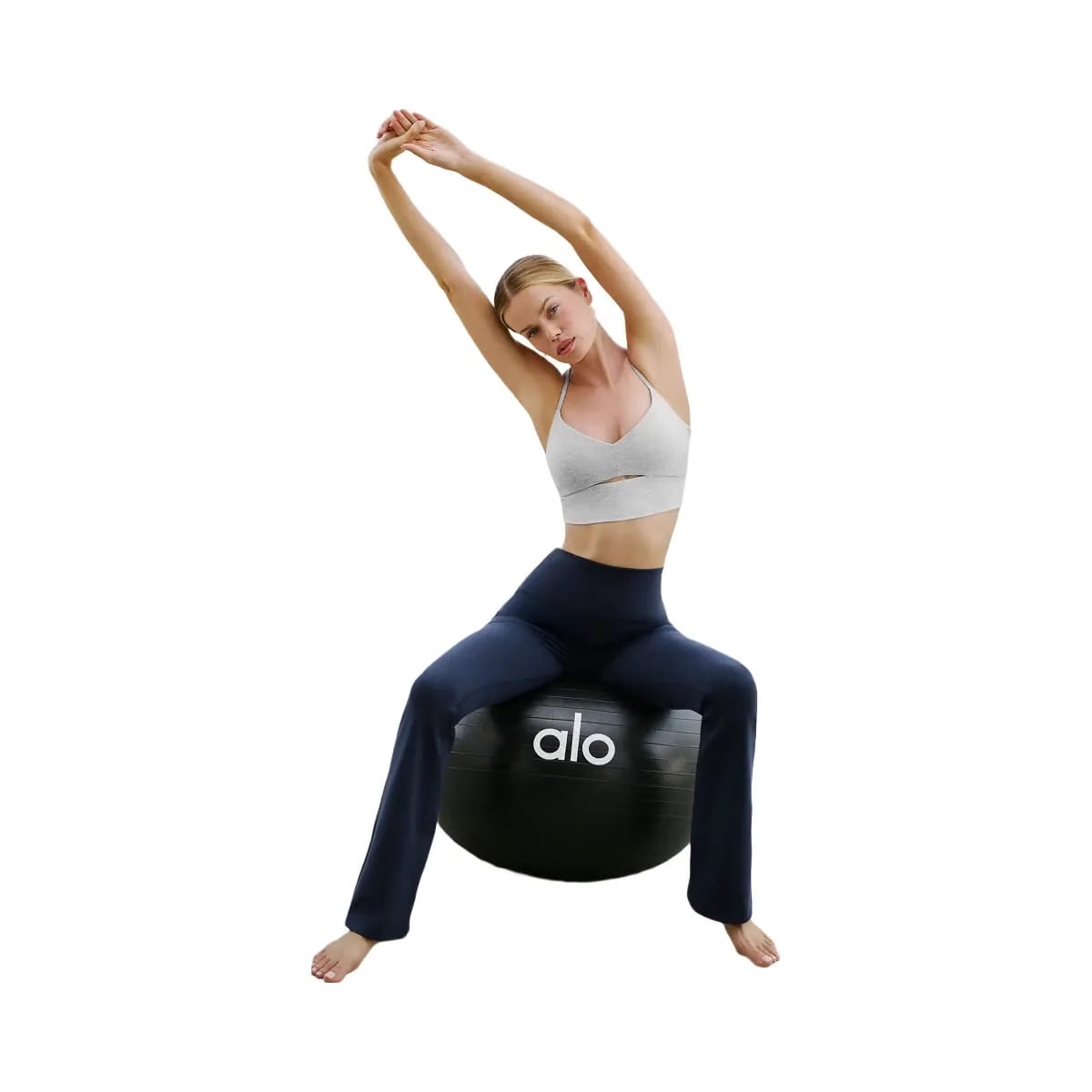 Alo Women's Airbrush High-Waist 7/8 Bootcut Legging - Navy
